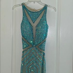 Camille La Vie Blue Sequin Dress